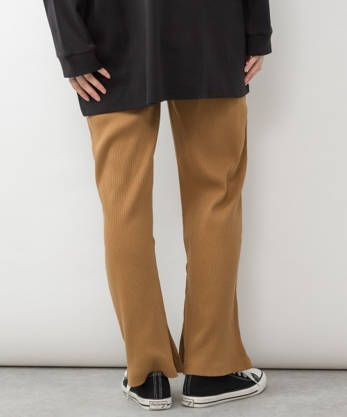 RCD(アールシーディー)の「裾スリットストレートカットパンツ(その他パンツ・レディース・ブラック/グレイッシュベージュ/キャメル・M/3L/L/LL/4L)」の8枚目の写真