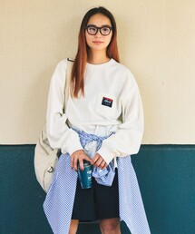 NANGA(iK)NANGA × FREAK'S STORE/iK × t[NXXgA ʒ ECO HYBRID LOGO LS TEE ʒGRnCubh [YtBbg |PbgOX[uTVc(TVc/Jbg\[)