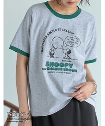 [PEANUTS][別注]コンパクトリンガーTシャツ