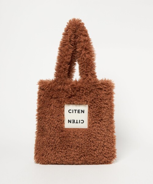 CITEN(シテン)の「<CITEN>モコモコトートバッグ(トートバッグ・レディース・ライトブルー/クリーム/ダークブラウン/ダークグレー・FREE)」の9枚目の写真