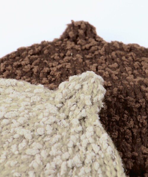 BRANSHES(ブランシェス)の「【ベビー】とんがりニット帽(ニットキャップ/ビーニー・キッズ・ベージュ/ブラウン・FREE)」の5枚目の写真