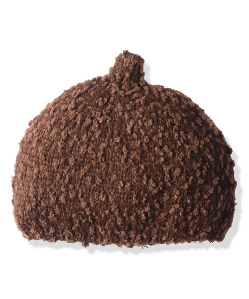 BRANSHES(ブランシェス)の「【ベビー】とんがりニット帽(ニットキャップ/ビーニー・キッズ・ベージュ/ブラウン・FREE)」の8枚目の写真