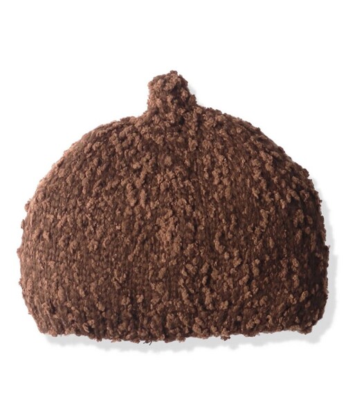 BRANSHES(ブランシェス)の「【ベビー】とんがりニット帽(ニットキャップ/ビーニー・キッズ・ベージュ/ブラウン・FREE)」の9枚目の写真