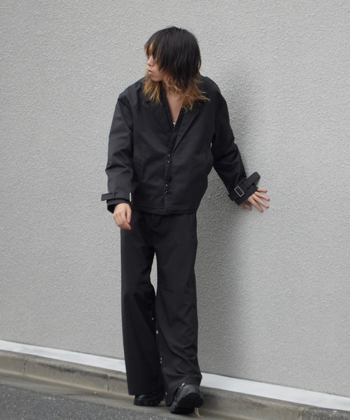 セール】Faux Layered Design Tailored Jacket / フェイク