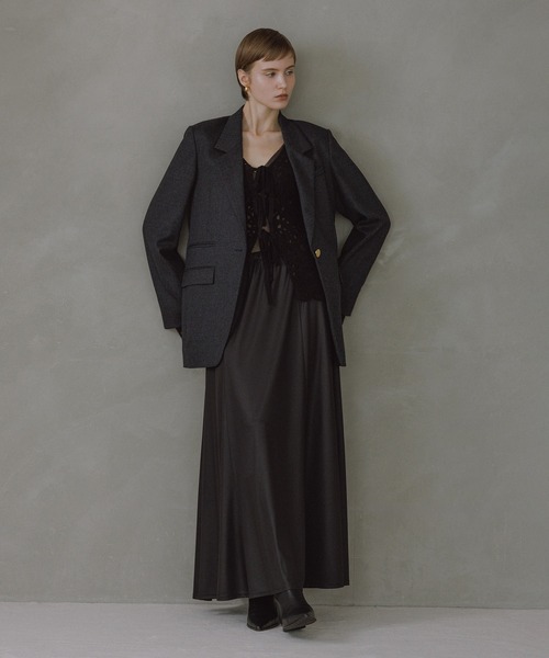 【値下げ】ADAM ET ROPÉ FEMME シングルブレストスリット セール】シングルブレストスリットジャケット（テーラードジャケット