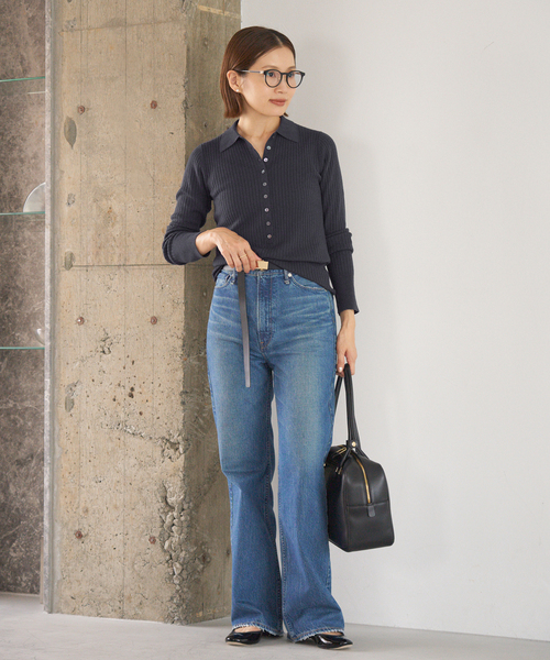 IENA イタリアヤーンRIB襟プルオーバー IENA｜イタリア ヤーン RIB 襟プルオーバー | Rakuten Fashion(楽天