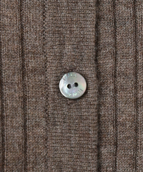 イタリア ヤーン RIB 襟プルオーバー（ニット/セーター）｜IENA