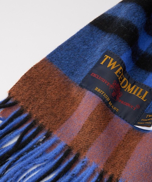 TWEEDMILL Kneerug ストール オレンジ TWEEDMILLKneerugストール