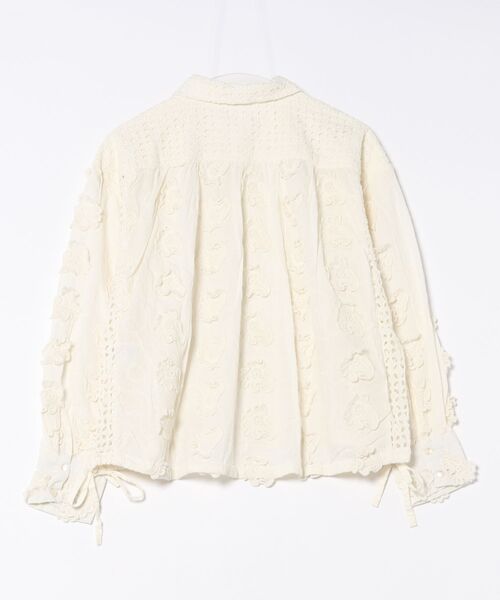 チャイハネ(チャイハネ)の「【チャイハネ】シフリー刺繍シャツ(シャツ/ブラウス・レディース・ホワイト/グレー・FREE)」の3枚目の写真