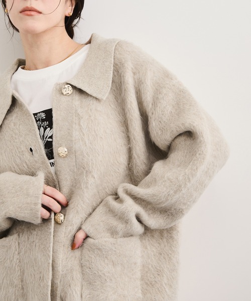 FENNEL／コーディガン セール】襟付きニットコーディガン（その他アウター）｜LE CERCLE par