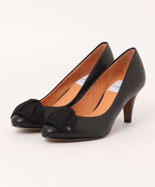 LANVIN en Bleu(ランバンオンブルー)の「リボンモチーフアーモンドトゥパンプス(パンプス・レディース・ブルー/ブラック/シルバー系その他7・23.5cm/24.0cm/22.5cm/23.0cm/24.5cm/22.0cm)」の2枚目の写真