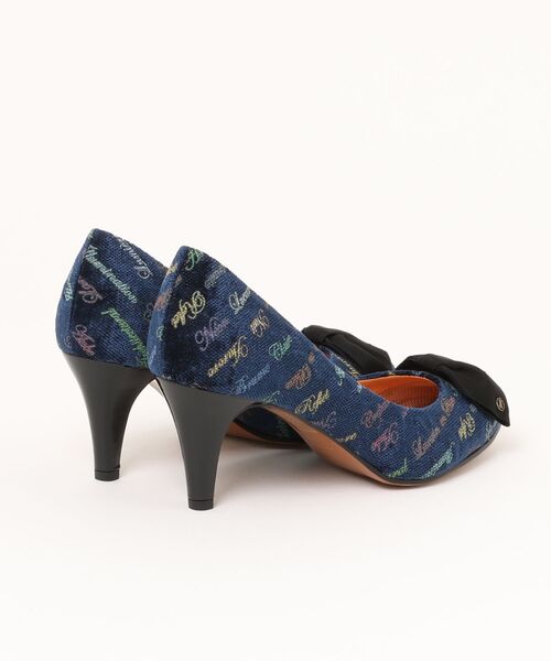 LANVIN en Bleu(ランバンオンブルー)の「リボンモチーフアーモンドトゥパンプス(パンプス・レディース・ブルー/ブラック/シルバー系その他7・23.5cm/24.0cm/22.5cm/23.0cm/24.5cm/22.0cm)」の4枚目の写真