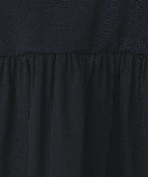 index（インデックス）の「ドッキングペプラムトップス【洗濯機洗い可】（Tシャツ/カットソー・レディース・ブラック/オフホワイト/ライトブルー・42/38/40/36）」の11枚目の写真