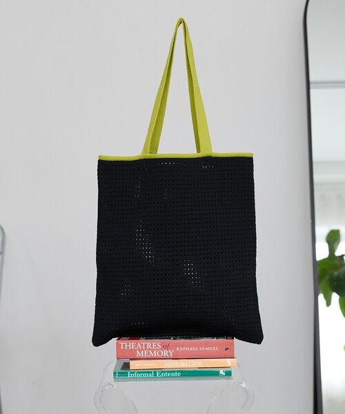 AMERICAN HOLIC（アメリカンホリック）の「メッシュニットトートバッグ（トートバッグ・レディース・ブラック/グレー/ブラウン・FREE）」の2枚目の写真