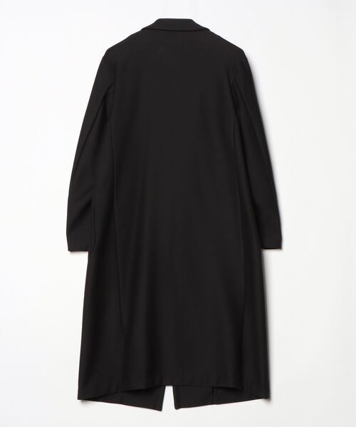 ROBES&CONFECTIONS（ローブスコンフェクションズ）の「Robes & Confections/ローブス&コンフェクションズ/13oz ジャージーデニム裏起毛コート（チェスターコート・レディース・ブラック・1/3）」の2枚目の写真