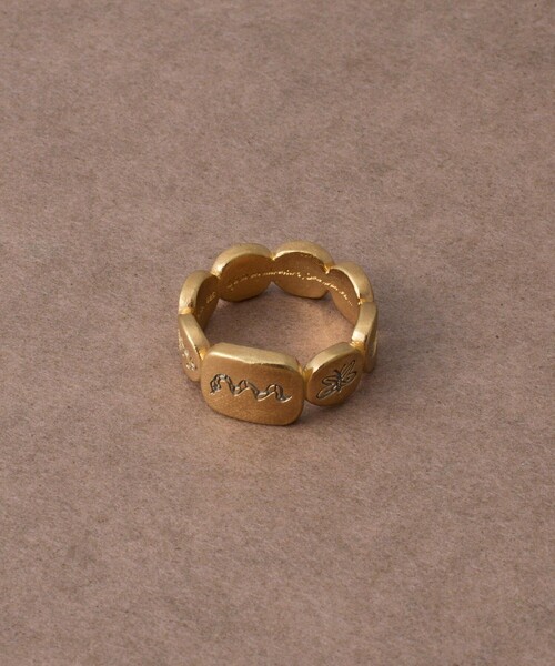 ete bijoux（エテビジュー）の「[ライフイズアジャーニー] アドベンチャーリング（リング・レディース・イエローゴールド・11号/13号）」の4枚目の写真