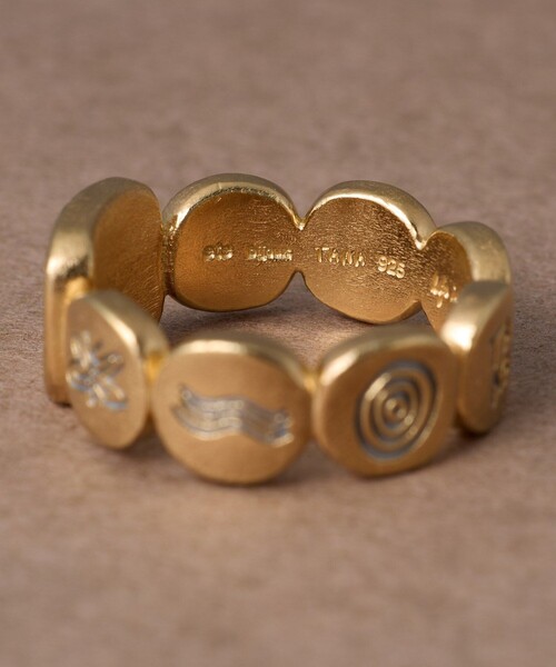 ete bijoux（エテビジュー）の「[ライフイズアジャーニー] アドベンチャーリング（リング・レディース・イエローゴールド・11号/13号）」の5枚目の写真