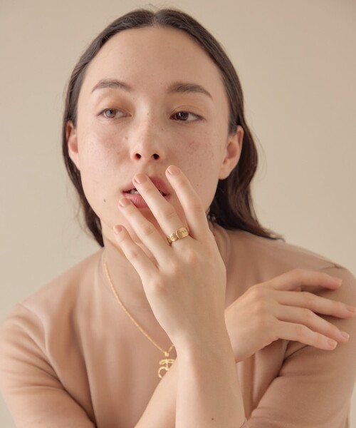 ete bijoux（エテビジュー）の「[ライフイズアジャーニー] アドベンチャーリング（リング・レディース・イエローゴールド・11号/13号）」の6枚目の写真