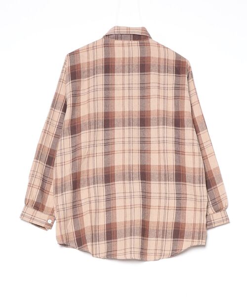 gossip！ロサンゼルス（ゴシップロサンゼルス）の「Y2K オーバーサイズヴィンテージチェック長袖シャツ（Tシャツ/カットソー・レディース・チェック・FREE）」の2枚目の写真