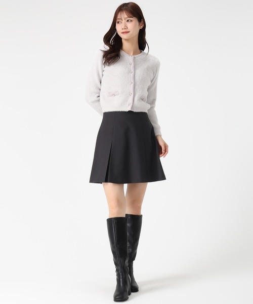 MISCH MASCH（ミッシュマッシュ）の「2025秋冬新作 シャギーニットカーディガン（カーディガン/ボレロ・レディース・ブルー/ホワイト/グレー/モカ・ﾌﾘ-）」の22枚目の写真