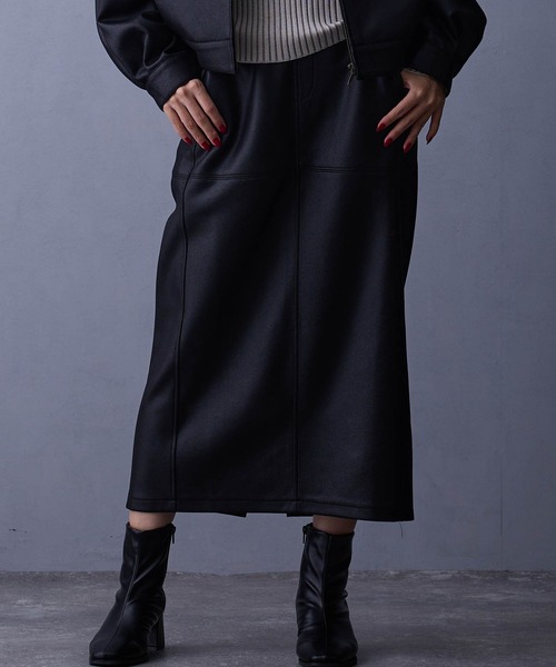 NICOLE white（ニコルホワイト）の「【セットアップ対応】タイトスカート（スカート・レディース・チャコール/ブラック/キャメル・FREE）」の11枚目の写真