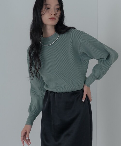 セール】フォルムスリーブコンシャスニット（ニット/セーター