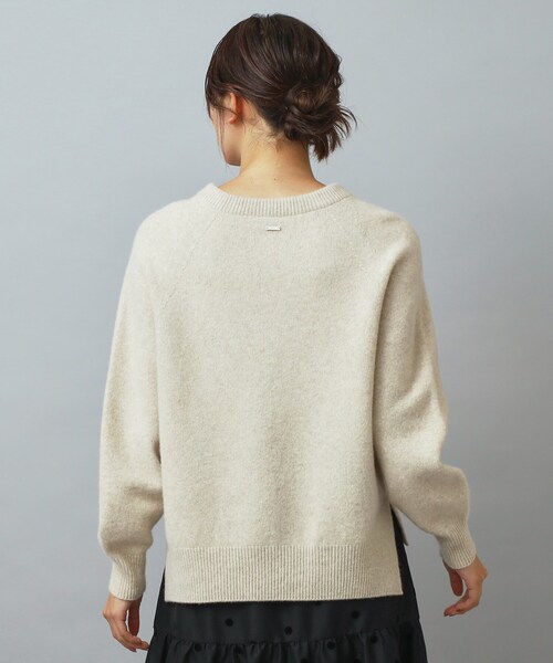 DRESSTERIOR（ドレステリア）の「カシミヤブレンドクルーネックニット（ニット/セーター・レディース・ライトグレー/ナチュラル/ワインレッド・36/34/38）」の16枚目の写真