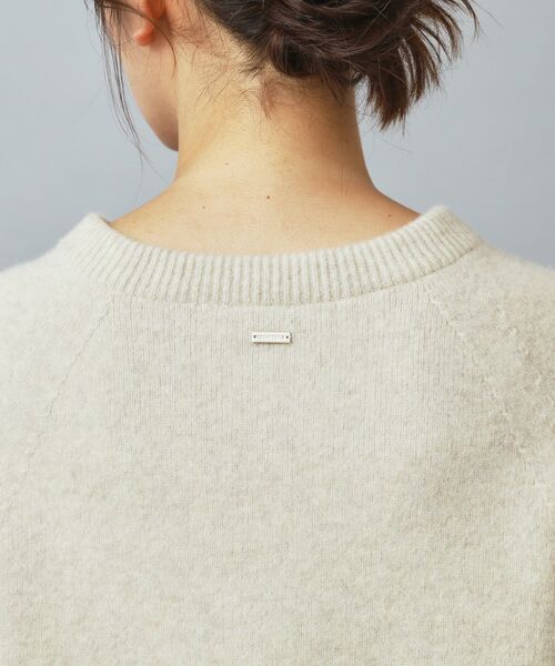 DRESSTERIOR（ドレステリア）の「カシミヤブレンドクルーネックニット（ニット/セーター・レディース・ライトグレー/ナチュラル/ワインレッド・36/34/38）」の17枚目の写真