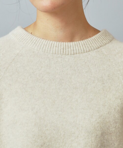 DRESSTERIOR（ドレステリア）の「カシミヤブレンドクルーネックニット（ニット/セーター・レディース・ライトグレー/ナチュラル/ワインレッド・36/34/38）」の18枚目の写真