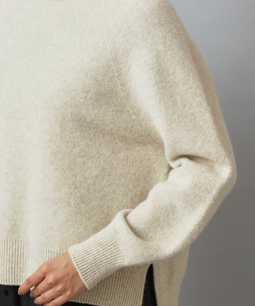 DRESSTERIOR（ドレステリア）の「カシミヤブレンドクルーネックニット（ニット/セーター・レディース・ライトグレー/ナチュラル/ワインレッド・36/34/38）」の19枚目の写真