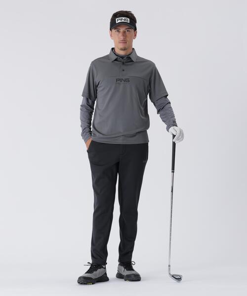 PING APPAREL】全方向ストレッチ カルイシテーパードパンツ