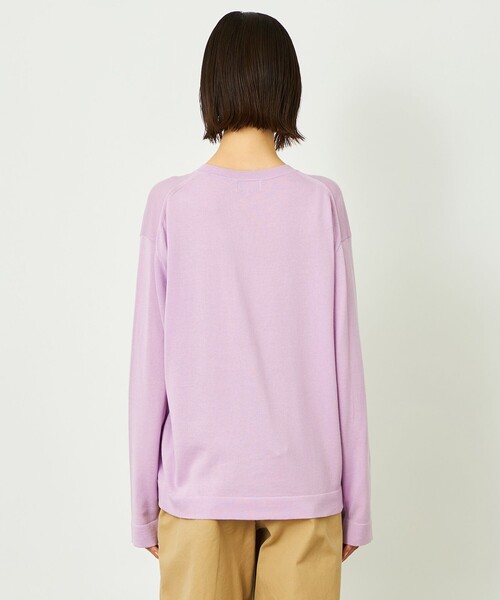 MACKINTOSH PHILOSOPHY(マッキントッシュ フィロソフィー)の「GREY LABEL ファインコットンVネックニット(ニット/セーター・レディース・チャコールグレー/ブラウン系その他5/レッド系その他/ピンク系その他2・2/6)」の10枚目の写真