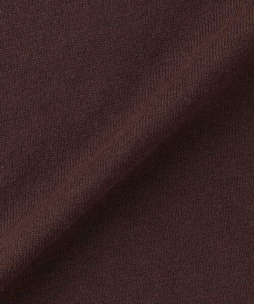 MACKINTOSH PHILOSOPHY(マッキントッシュ フィロソフィー)の「GREY LABEL ファインコットンVネックニット(ニット/セーター・レディース・チャコールグレー/ブラウン系その他5/レッド系その他/ピンク系その他2・2/6)」の6枚目の写真