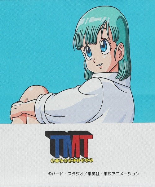 TMT（ティーエムティー）の「【TMT×ドラゴンボール】  ポロシャツ（ブルマ）（Tシャツ/カットソー・メンズ・ホワイト/ミント・MEDIUM/LARGE/X-LARGE）」の4枚目の写真
