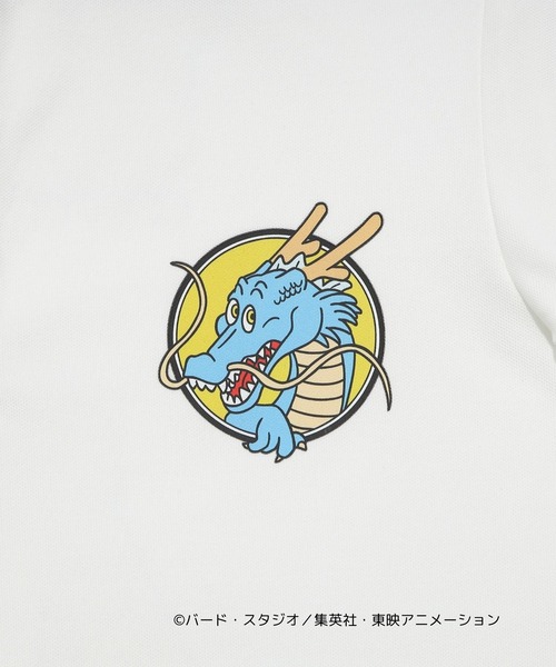 TMT（ティーエムティー）の「【TMT×ドラゴンボール】  ポロシャツ（ブルマ）（Tシャツ/カットソー・メンズ・ホワイト/ミント・MEDIUM/LARGE/X-LARGE）」の5枚目の写真