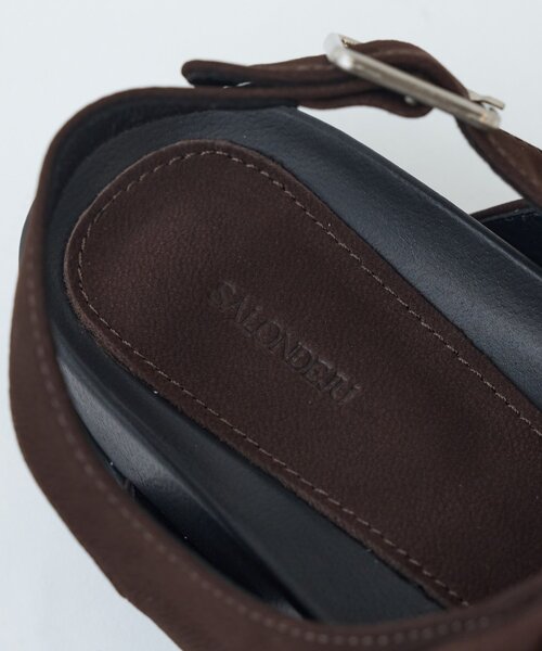 BEARDSLEY（ビアズリー）の「《SALONDEJU》リボン型サンダル（サンダル・レディース・ブラック/ブラウン・36/37/38/39）」の13枚目の写真