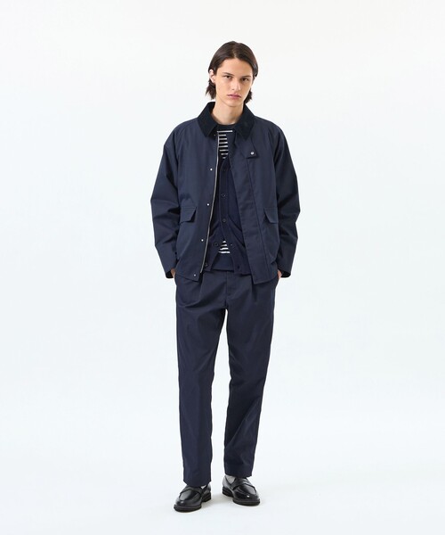 MACKINTOSH PHILOSOPHY(マッキントッシュ フィロソフィー)の「ダブルピーチスキンツイル TAPTON(タップトン)(ブルゾン・メンズ・ダークネイビー/ベージュ系その他・38/40)」の3枚目の写真