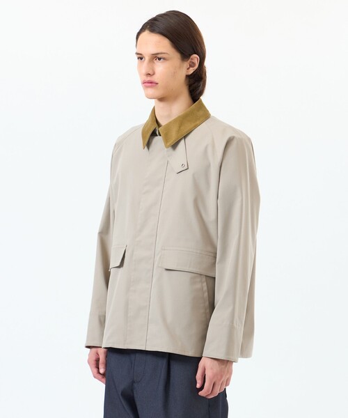 MACKINTOSH PHILOSOPHY(マッキントッシュ フィロソフィー)の「ダブルピーチスキンツイル TAPTON(タップトン)(ブルゾン・メンズ・ダークネイビー/ベージュ系その他・38/40)」の6枚目の写真