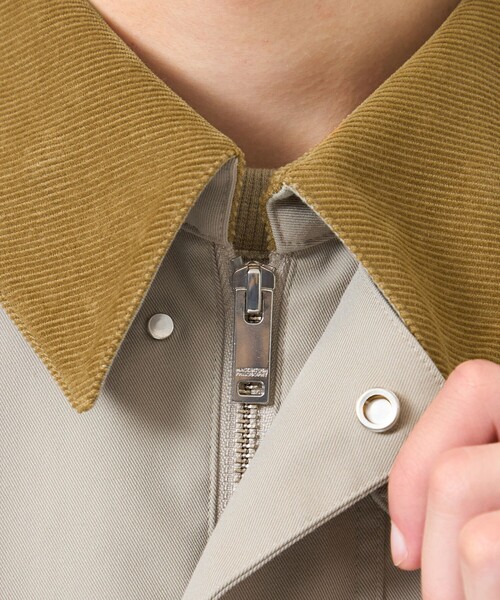 MACKINTOSH PHILOSOPHY(マッキントッシュ フィロソフィー)の「ダブルピーチスキンツイル TAPTON(タップトン)(ブルゾン・メンズ・ダークネイビー/ベージュ系その他・38/40)」の8枚目の写真