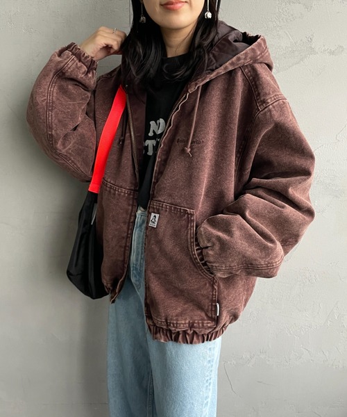 BEN DAVIS/ベンデイビス] ワンポイントロゴ 中綿入りワーカーズ