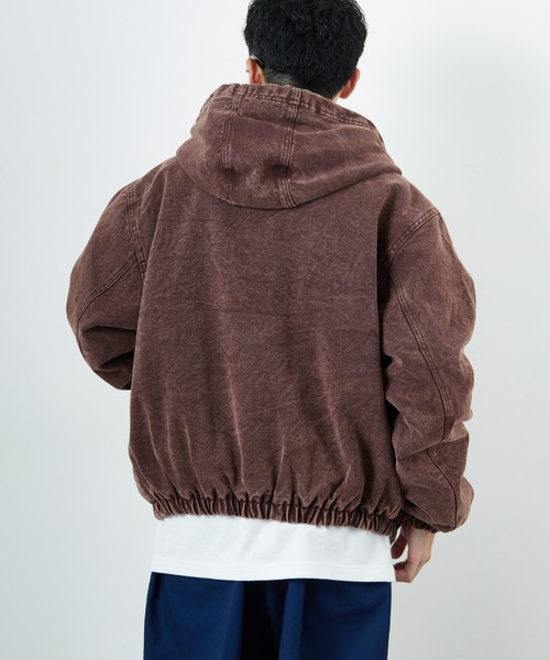 BEN DAVIS/ベンデイビス] ワンポイントロゴ 中綿入りワーカーズ