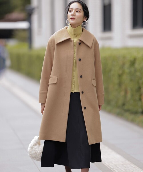 ウールモッサステンカラー コート（ステンカラーコート）｜組曲