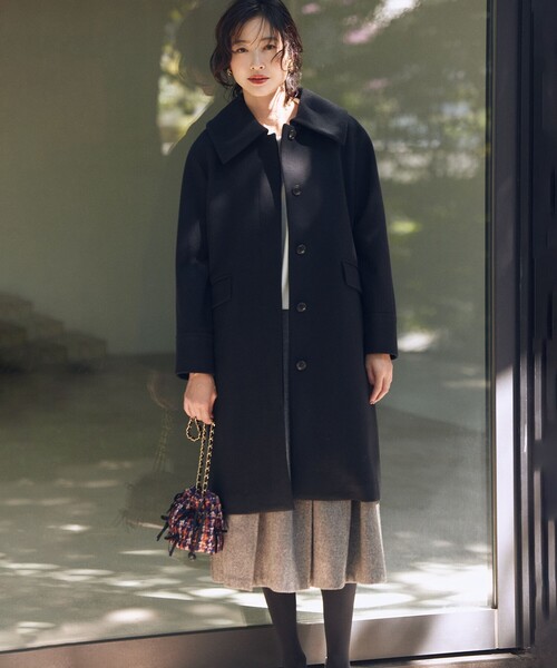 ウールモッサステンカラー コート（ステンカラーコート）｜組曲