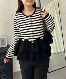 prose verse | 裾フリルニットカーディガン(カーディガン/ボレロ)