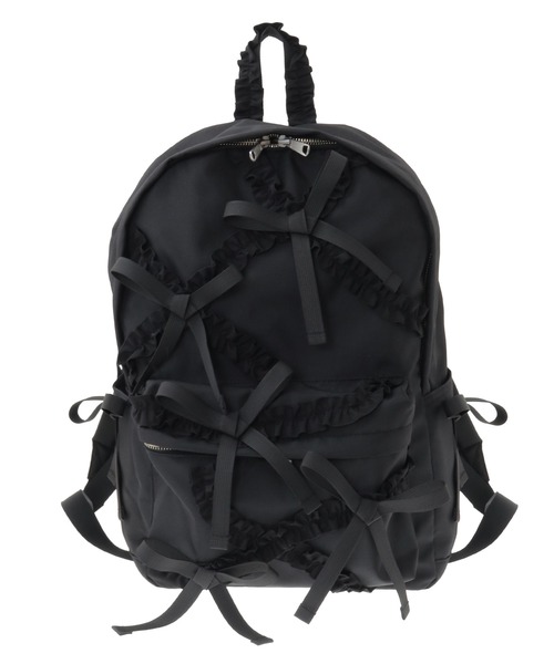 Candy Stripper（キャンディストリッパー）の「FANCY RIBBON バックパック（バックパック/リュック・レディース・オフホワイト/ブラック・FREE）」の10枚目の写真