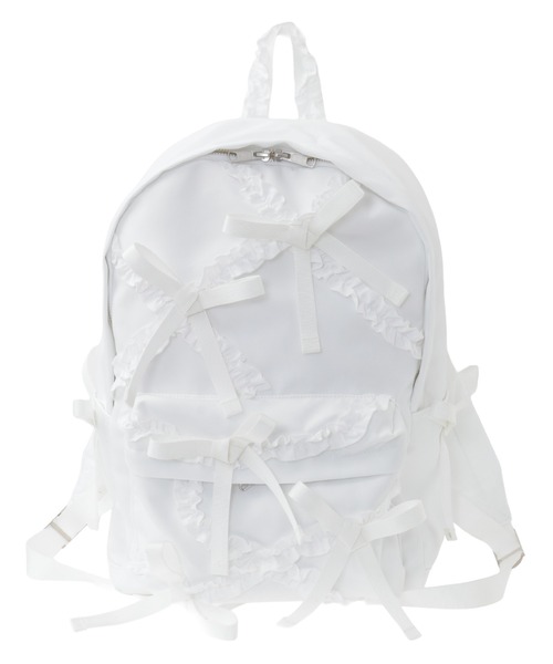Candy Stripper（キャンディストリッパー）の「FANCY RIBBON バックパック（バックパック/リュック・レディース・オフホワイト/ブラック・FREE）」の9枚目の写真
