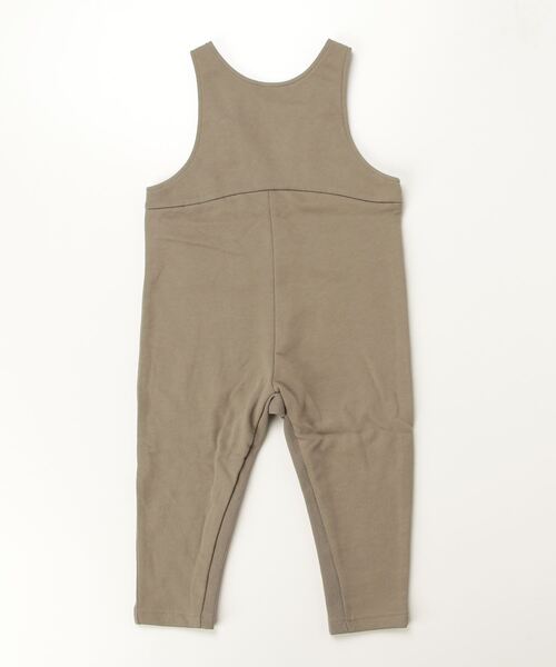 THE NORTH FACE（ザノースフェイス）の「ザ ノース フェイス THE NORTH FACE B Sweat Logo Overall スウェットロゴオーバーオール（サロペット/オーバーオール・キッズ・ブルー/キャメル・80ｃｍ/90cm）」の3枚目の写真