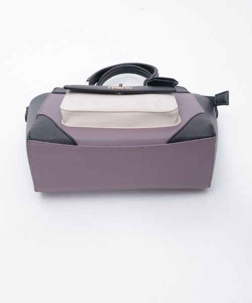 axes femme（アクシーズファム）の「薔薇エンボス配色バッグ（ショルダーバッグ・レディース・ブラック/グレイッシュベージュ/ネイビー・FREE）」の21枚目の写真