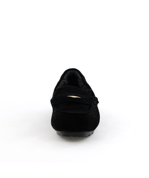 HIMIKO（ヒミコ）の「【HIMIKO】【撥水】メタルポイントふわふわモカシン/651332（モカシン/デッキシューズ・レディース・ベージュ/パープル/ブラック・21.5cm/22.0cm/22.5cm/23.0cm/23.5cm/24.0cm/24.5cm/25.0cm/25.5cm/26.0cm/26.5cm）」の8枚目の写真