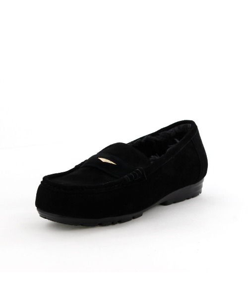 HIMIKO（ヒミコ）の「【HIMIKO】【撥水】メタルポイントふわふわモカシン/651332（モカシン/デッキシューズ・レディース・ベージュ/パープル/ブラック・21.5cm/22.0cm/22.5cm/23.0cm/23.5cm/24.0cm/24.5cm/25.0cm/25.5cm/26.0cm/26.5cm）」の9枚目の写真